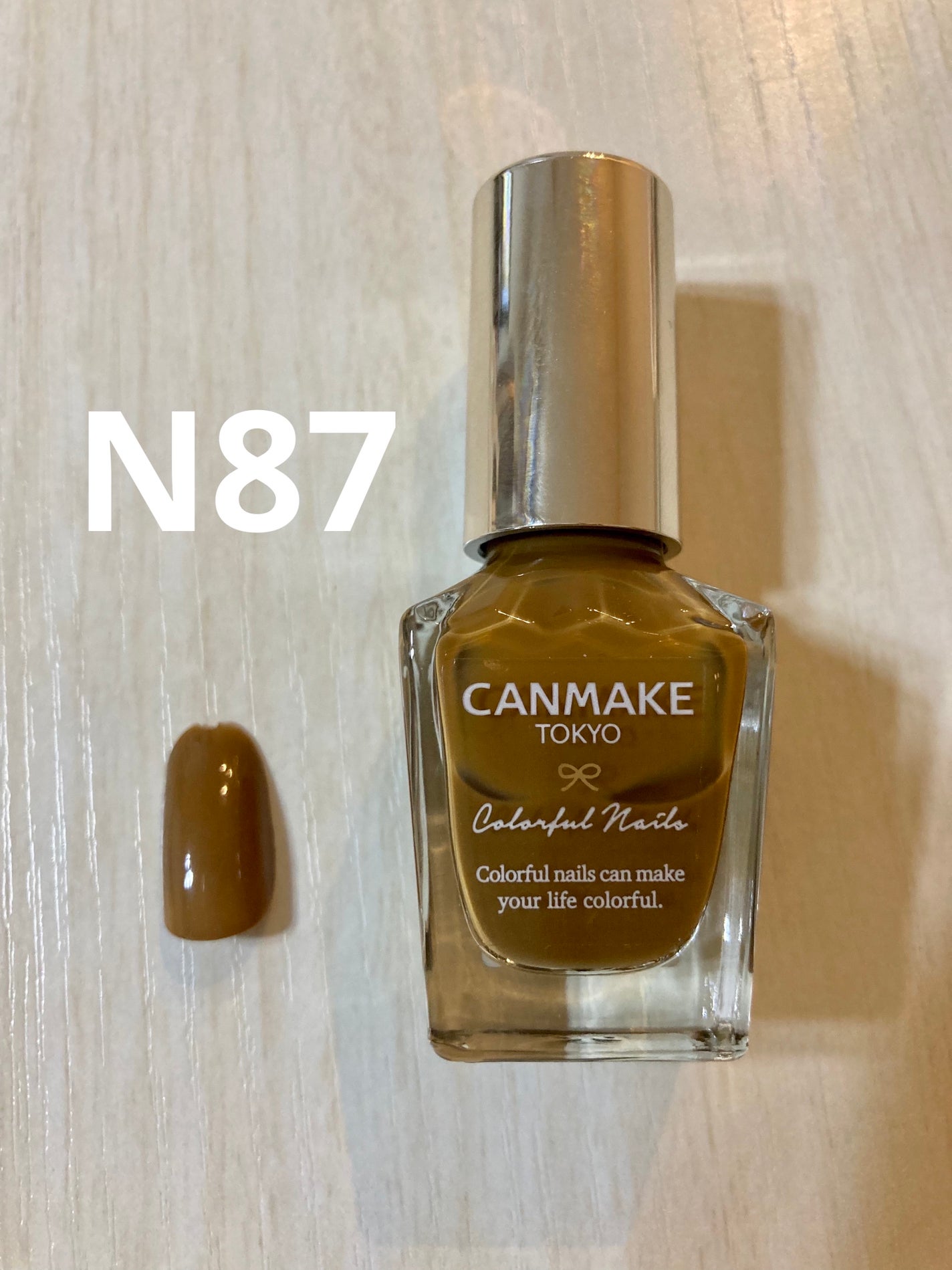 カラフルネイルズ/キャンメイク/マニキュアを使ったクチコミ(4枚目)