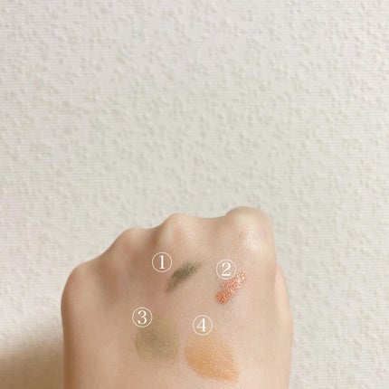 インフィニトリー カラー EX16 アッシュグリーン(限定色)/Celvoke/ジェル・クリームチークを使ったクチコミ(3枚目)