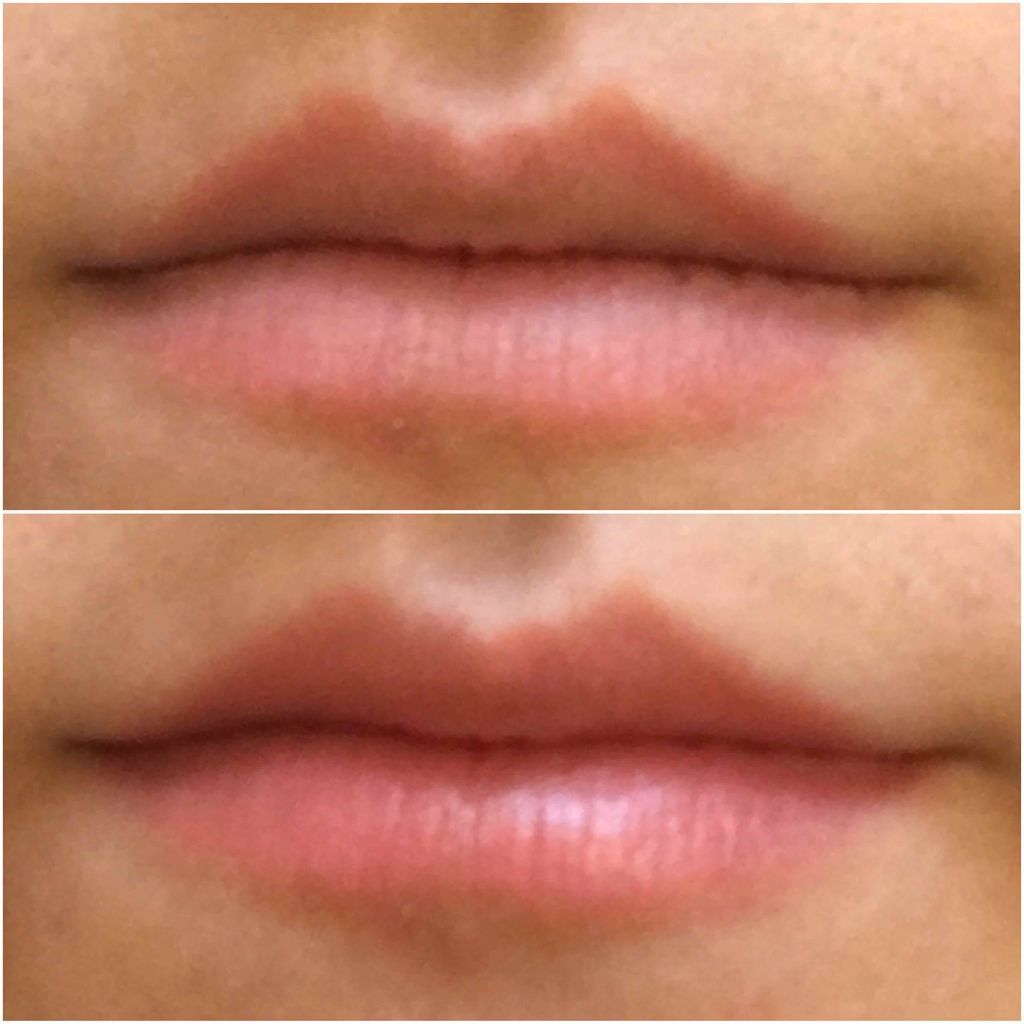 ラスティンググロスリップ/CEZANNE/口紅を使ったクチコミ（2枚目）