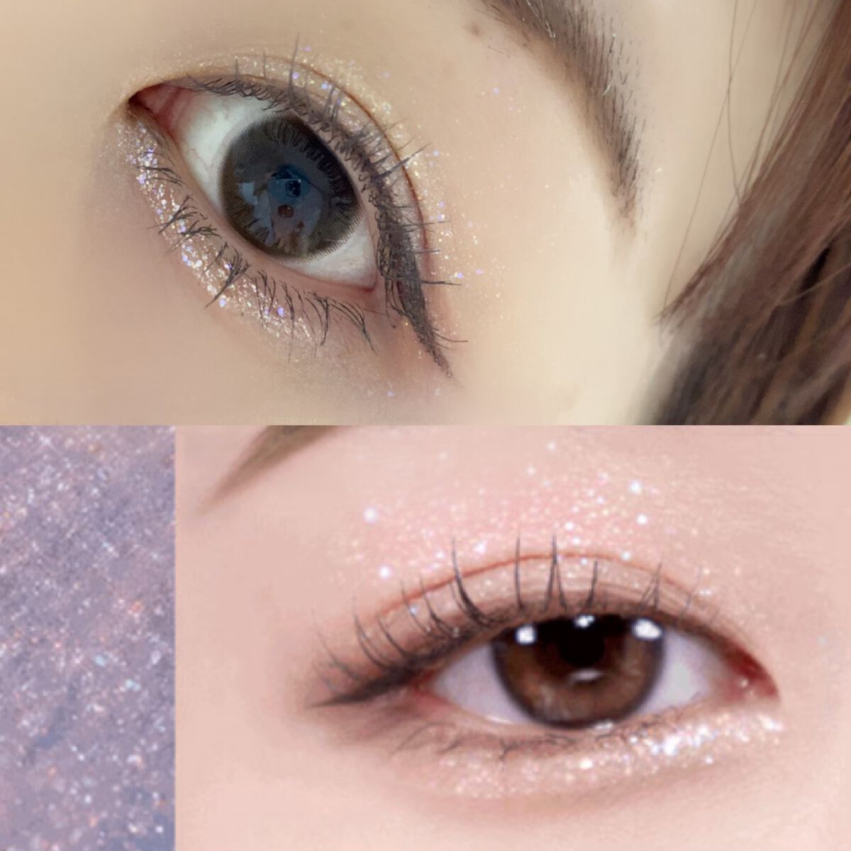 フェアリージュエルアイグリッター/Milk Touch/グリッターを使ったクチコミ（1枚目）