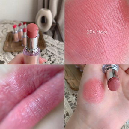 ボンディンググロウリップスティック/Laka/口紅を使ったクチコミ(5枚目)