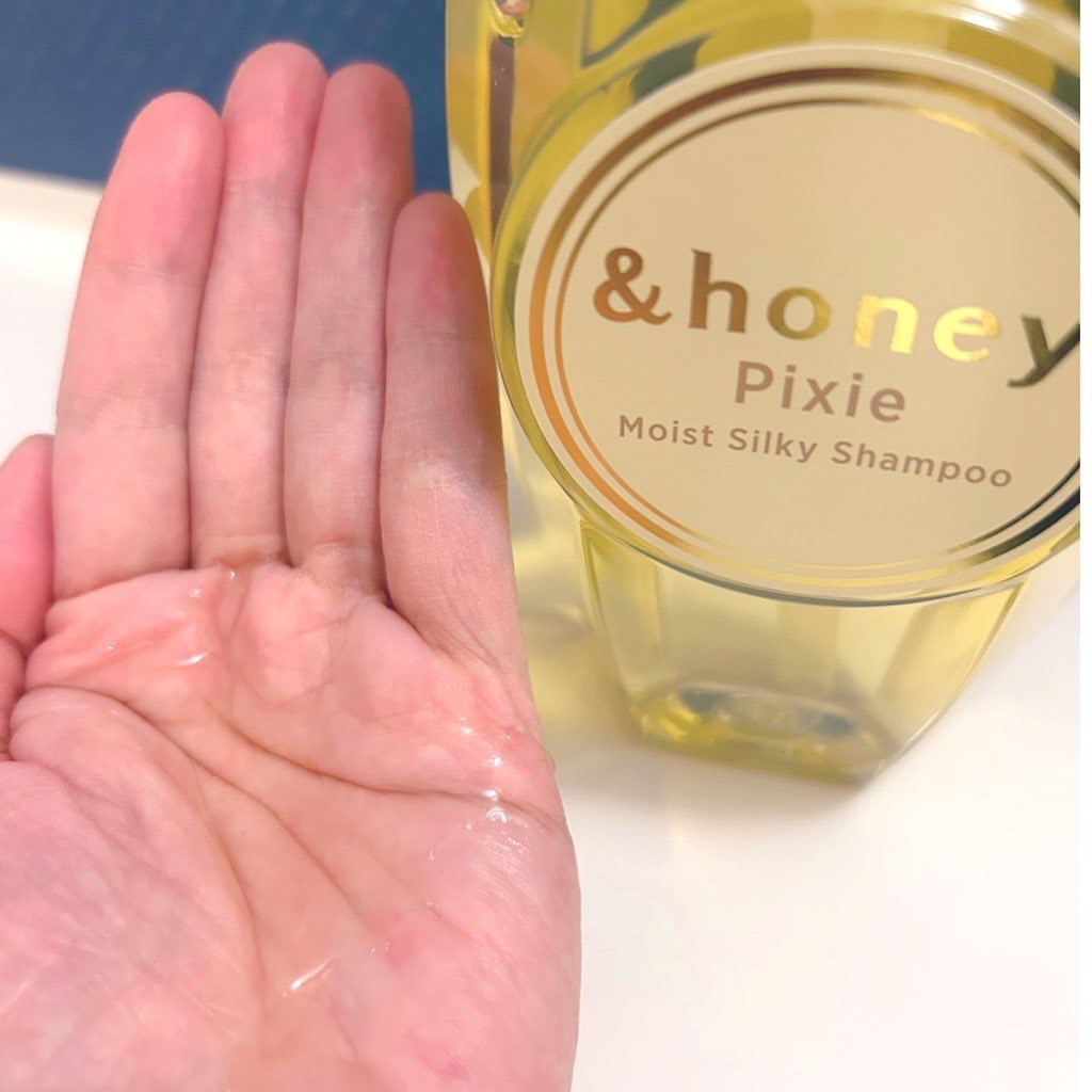 アンドハニー ピクシー モイストシルキー ヘアオイル3.0/&honey/ヘアオイルを使ったクチコミ（2枚目）
