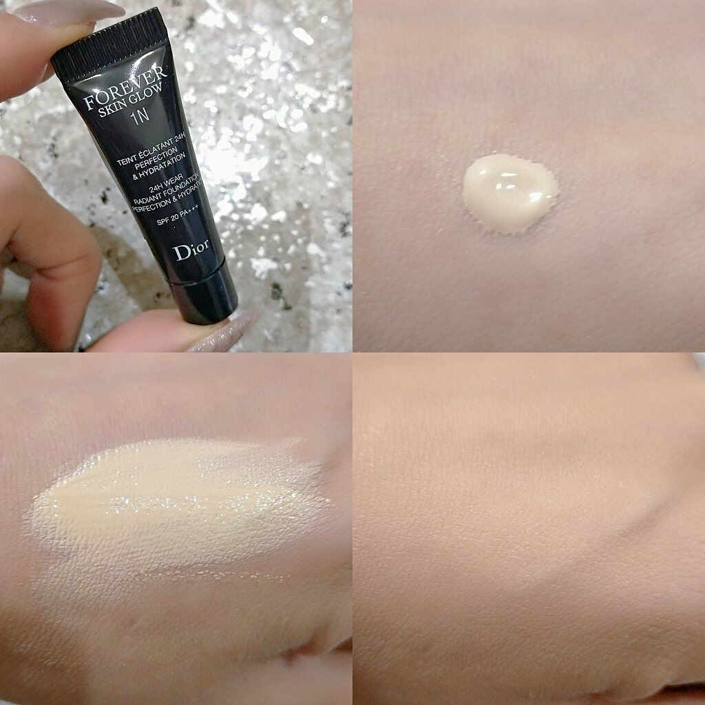 ディオールスキン フォーエヴァー フルイド グロウ/Dior/リキッドファンデーションを使ったクチコミ(1枚目)