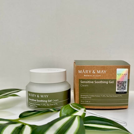 センシティブ スージングジェル/MARY&MAY/フェイスクリームを使ったクチコミ(5枚目)