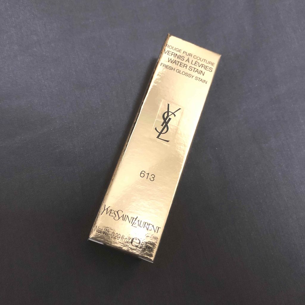 ルージュ ピュールクチュール ヴェルニ ウォーターステイン/YVES SAINT LAURENT BEAUTE/口紅を使ったクチコミ(1枚目)