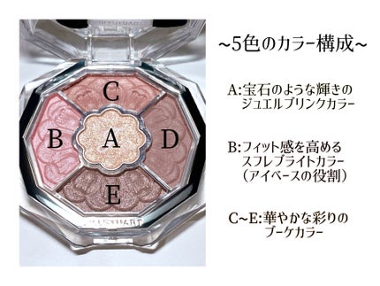 ジルスチュアート ブルームクチュール アイズ ジュエルドブーケ/JILL STUART/アイシャドウパレットを使ったクチコミ(6枚目)