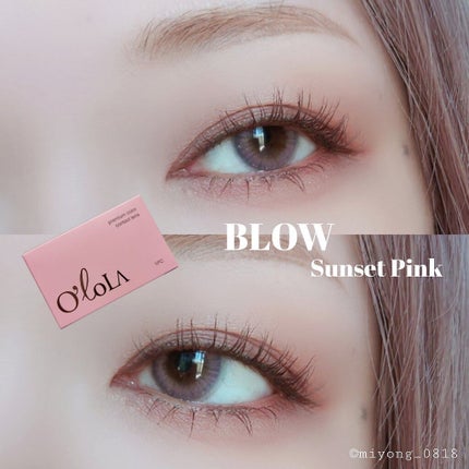 ブロー(Blow)/OLOLA/カラーコンタクトレンズを使ったクチコミ(4枚目)