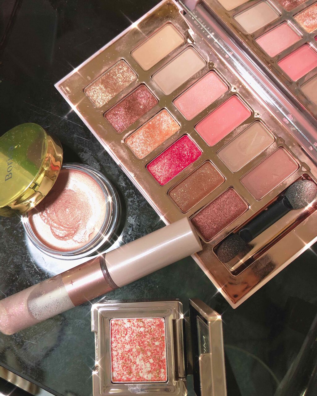 グリッタープリズム シャドウ/MISSHA/グリッターを使ったクチコミ(1枚目)