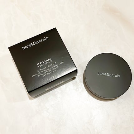 オリジナル ピュア セラム カバーアップ クッション/bareMinerals/クッションファンデーションを使ったクチコミ(2枚目)