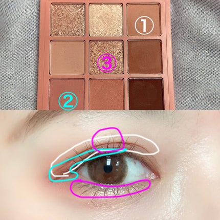 プレイカラーアイズ ミューリーロマンス/ETUDE/アイシャドウパレットを使ったクチコミ(3枚目)