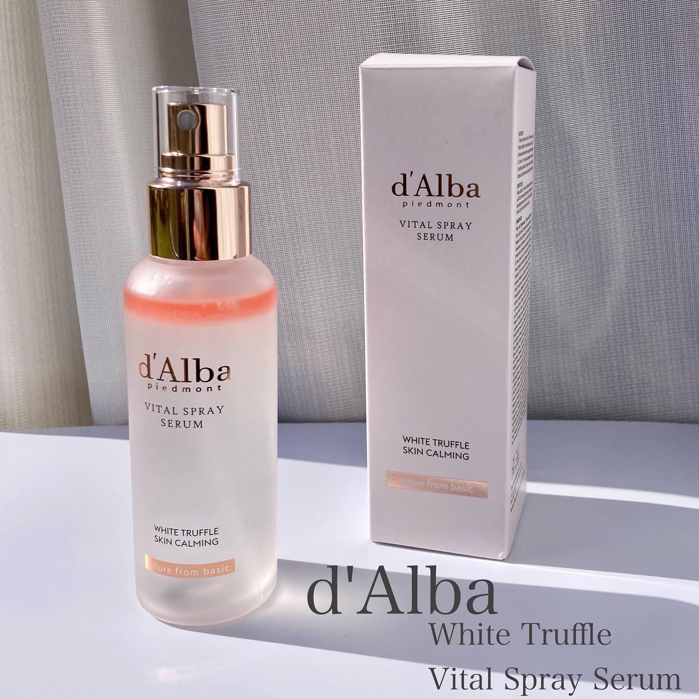 ダルバ ホワイトトリュフバイタルスプレーセラム/ダルバ/ミスト状化粧水を使ったクチコミ(1枚目)