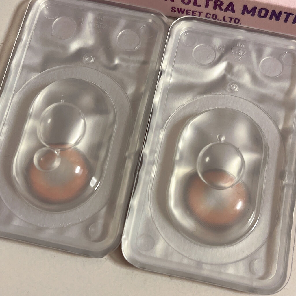 超モテコンウルトラマンスリー 超ピンクラベンダー/モテコン/１ヶ月（１MONTH）カラコンを使ったクチコミ（3枚目）