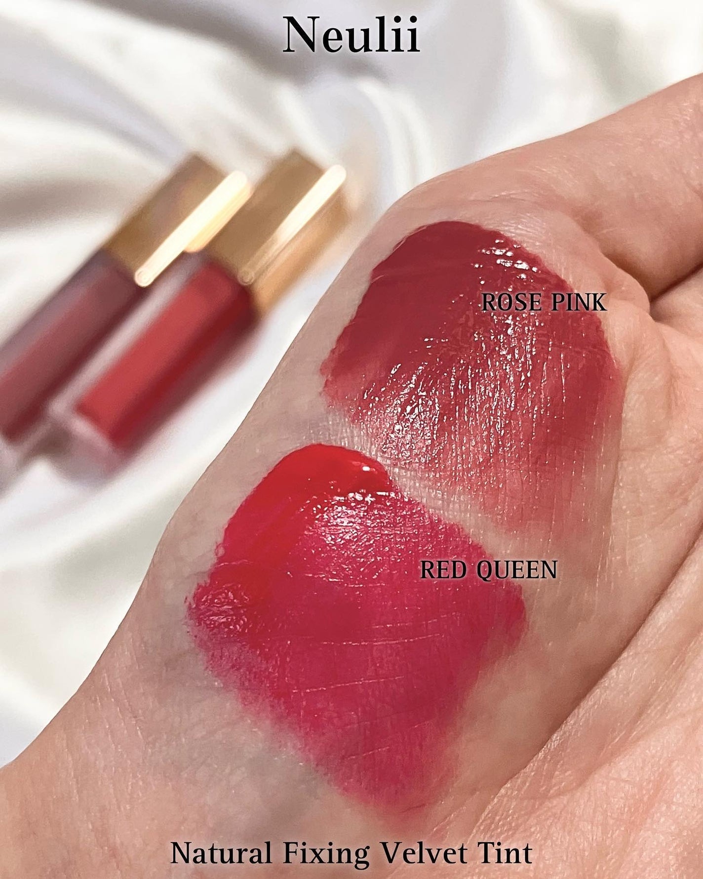 ナチュラルフィクシングベルベットティント/Neulii/リップティントを使ったクチコミ(4枚目)