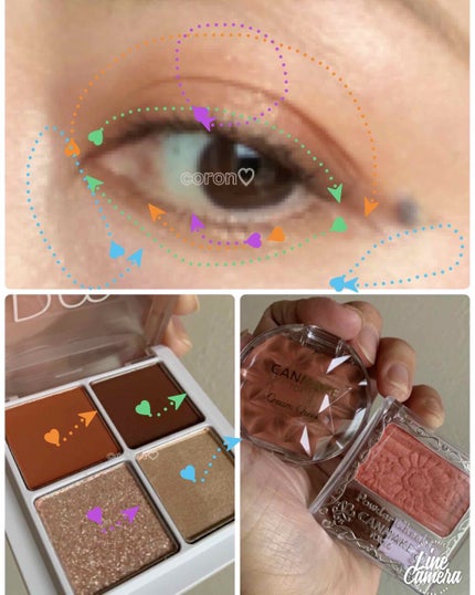 THE アイパレR/b idol/アイシャドウパレットを使ったクチコミ(2枚目)