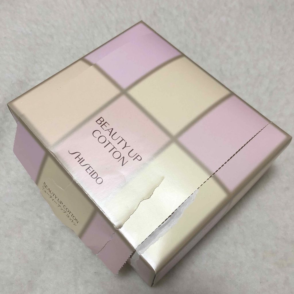 ビューティーアップコットン Ｇ/SHISEIDO/コットンを使ったクチコミ（1枚目）