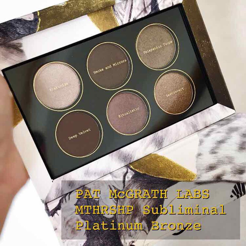 MTHRSHP MINI PALETTES/PAT McGRATH LABS/アイシャドウパレットを使ったクチコミ(2枚目)