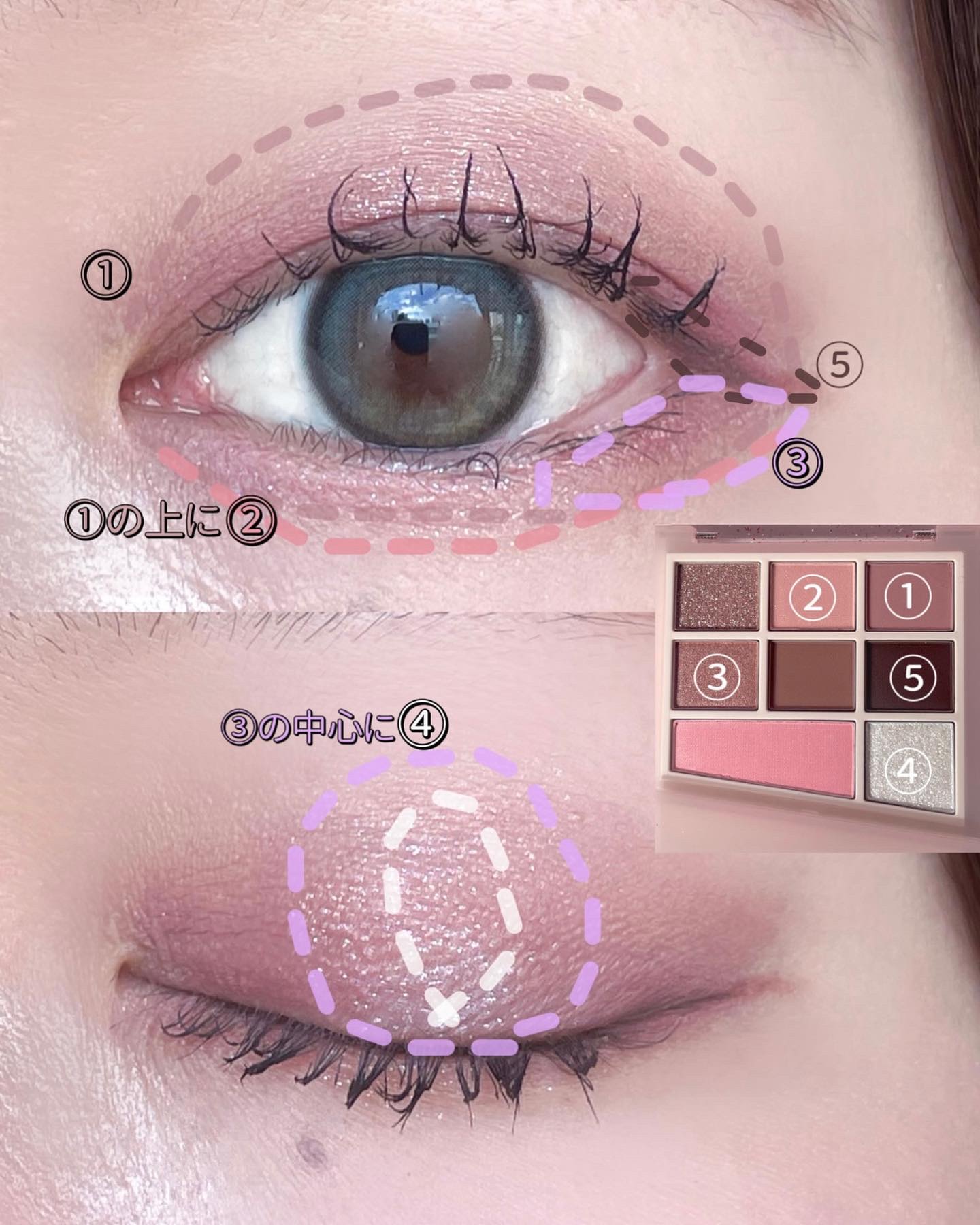 CipiCipi×espoir リアルアイパレット オールニュー トーキョーベージュ/CipiCipi/アイシャドウパレットを使ったクチコミ（3枚目）