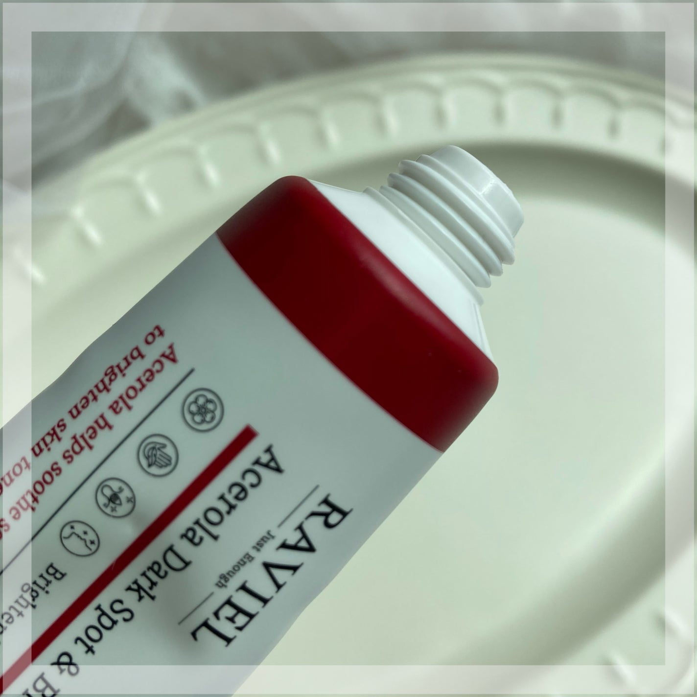 アセロラダークスポット&ブレミッシュ ケア クリーム/RAVIEL/フェイスクリームを使ったクチコミ(3枚目)