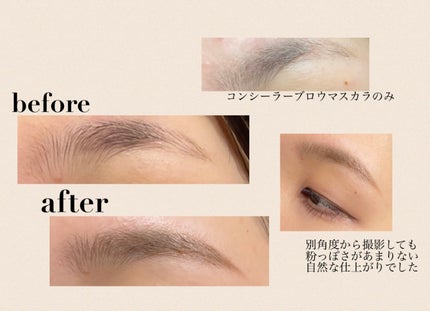 コンシーラーブロウマスカラ/キャンメイク/その他アイブロウを使ったクチコミ(4枚目)