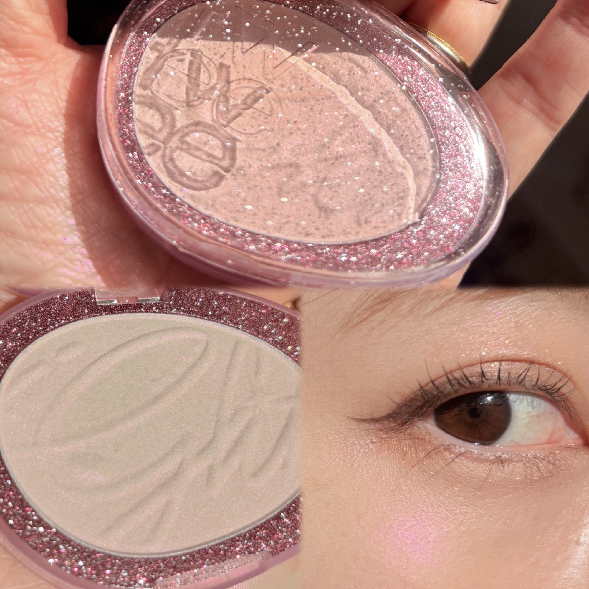 フィー グリッツストーンハイライター/fwee/パウダーハイライトを使ったクチコミ（2枚目）