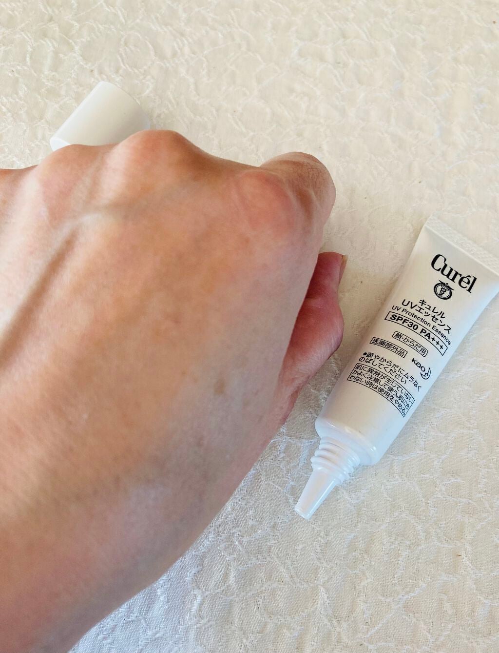UVエッセンス SPF30/キュレル/日焼け止め・UVケアを使ったクチコミ(4枚目)