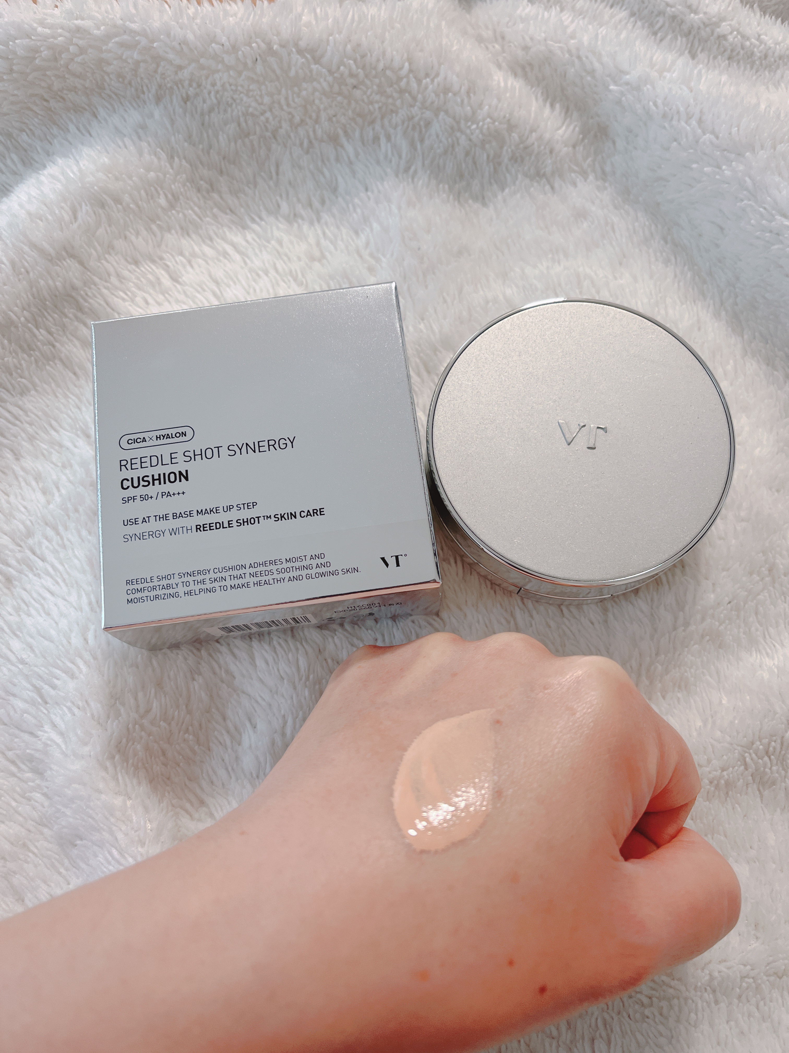 リードルショットシナジークッション/VT/クッションファンデーションを使ったクチコミ（1枚目）