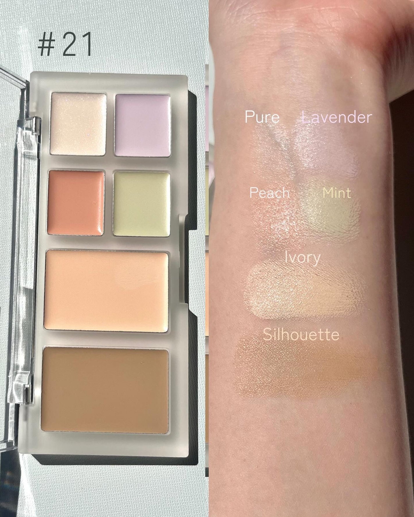 ブリージングコンシーラーパレット/Healus/パレットコンシーラーを使ったクチコミ(3枚目)