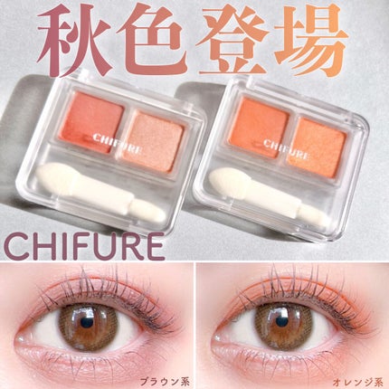 ツイン カラー アイシャドウ/ちふれ/アイシャドウパレットを使ったクチコミ(1枚目)