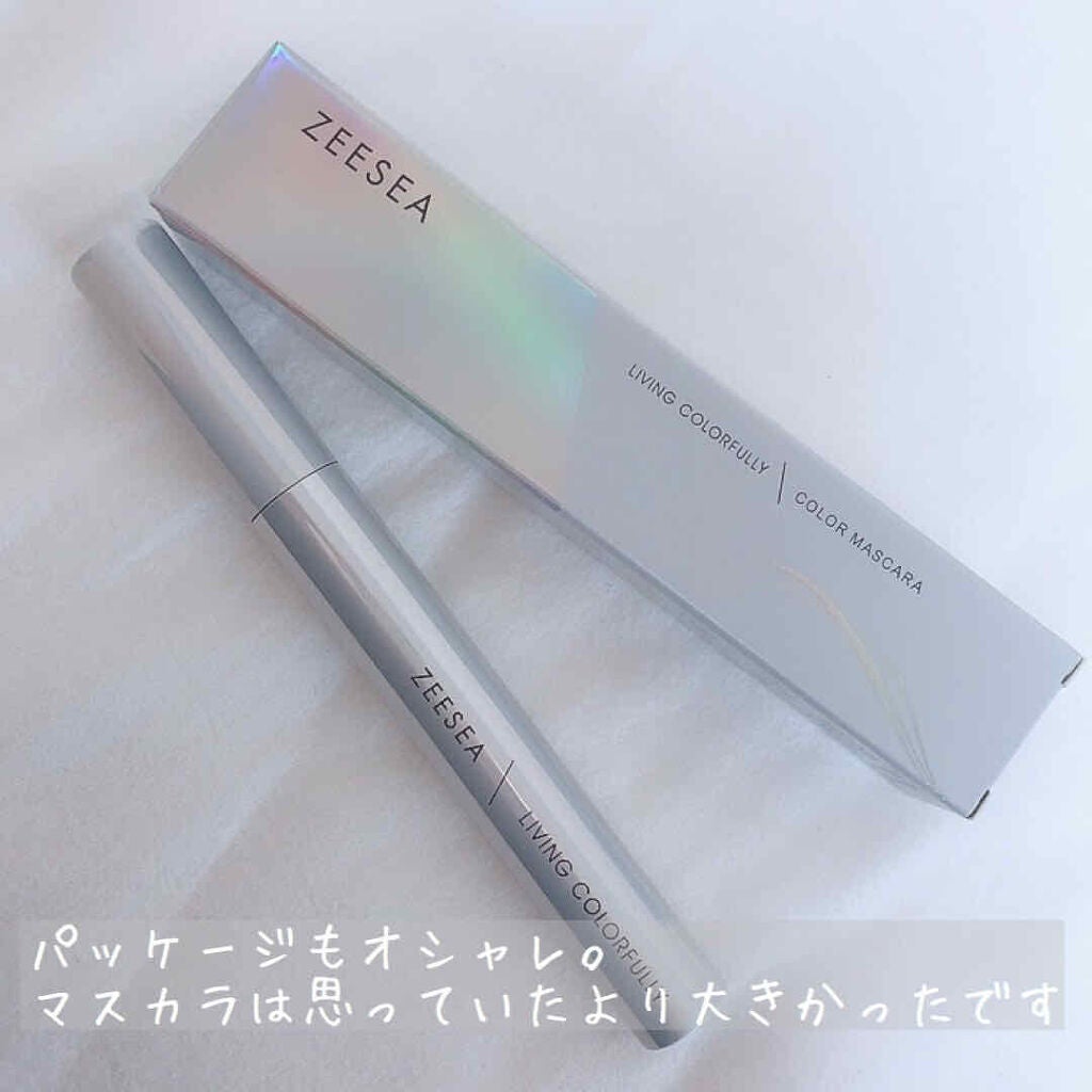 ダイヤモンドシリーズ カラーマスカラ/ZEESEA/マスカラを使ったクチコミ(3枚目)