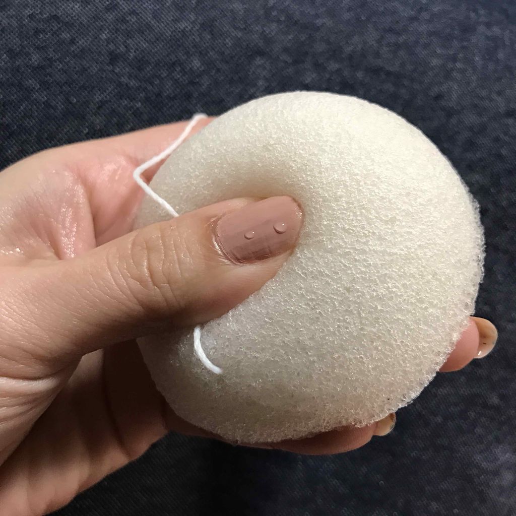 天然こんにゃくパフ/DAISO/その他スキンケアグッズを使ったクチコミ(3枚目)