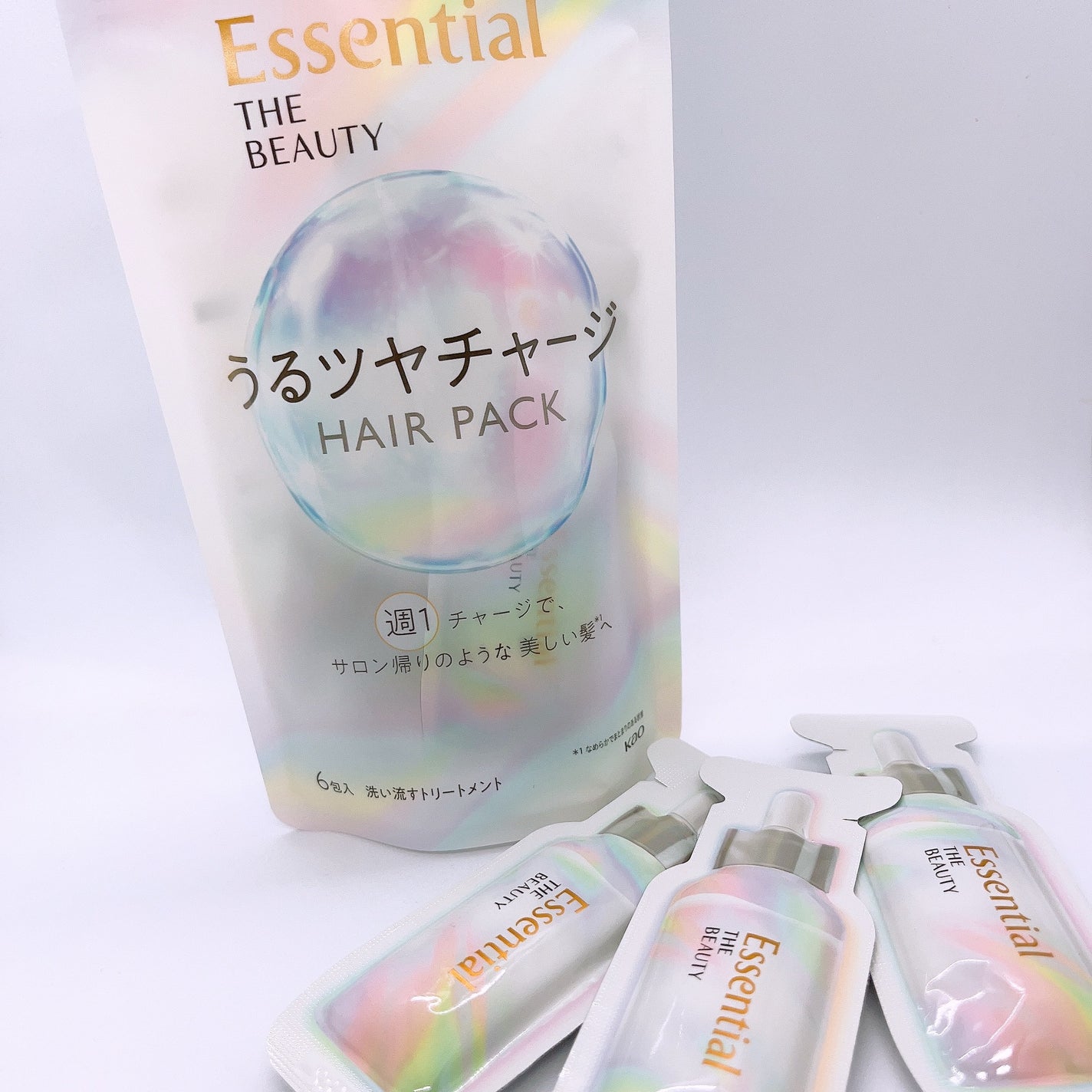 ザビューティ うるツヤチャージヘアパック/エッセンシャル/ヘアマスク・ヘアパックを使ったクチコミ(2枚目)