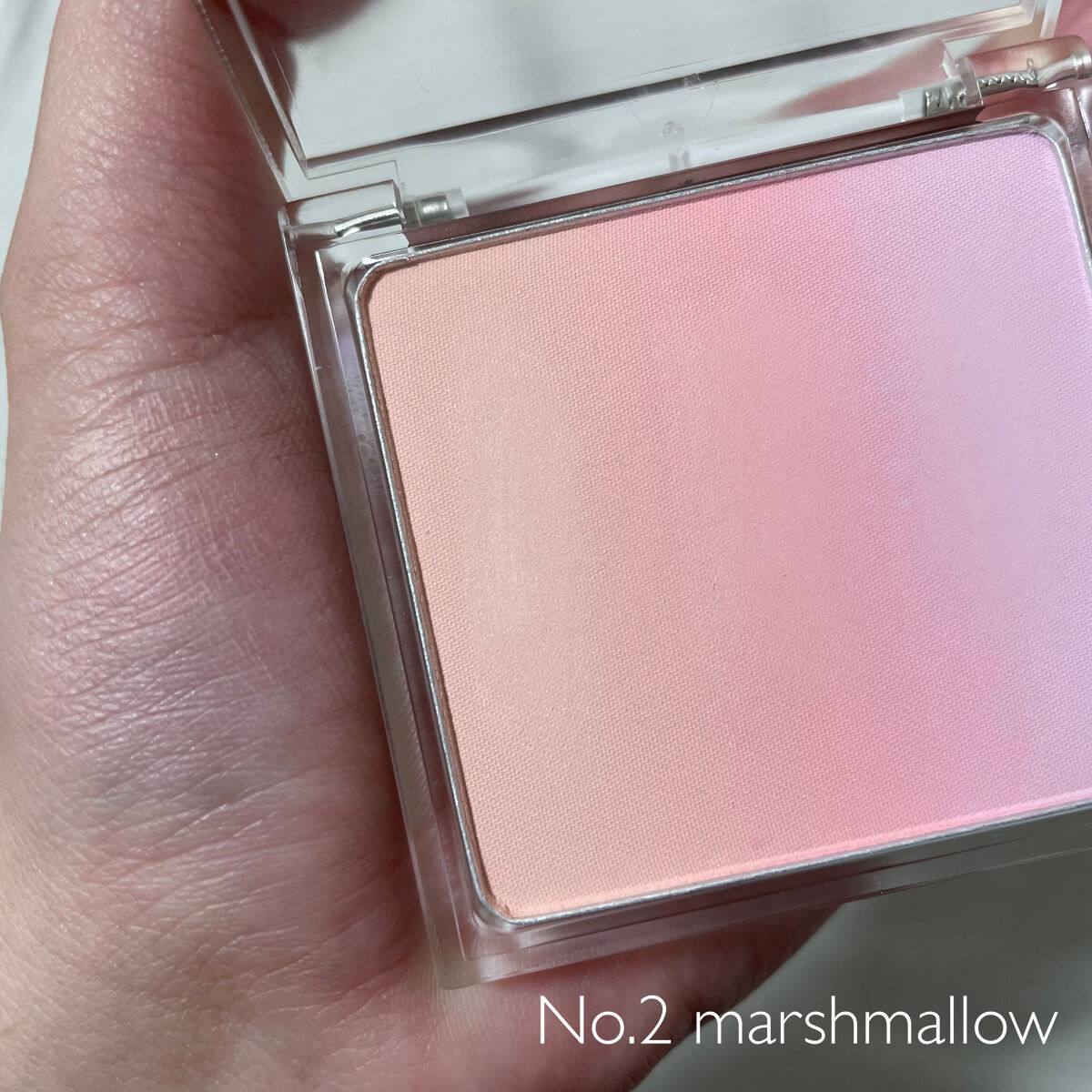 コットン ミックス チーク No.2　MARSHMALLOW/MISSHA/パウダーチークを使ったクチコミ（3枚目）