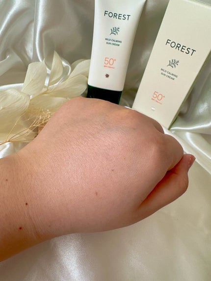 フォレスト マイルドカーミングサンクリーム/FoRest by Greenfinger/日焼け止めクリームを使ったクチコミ(5枚目)
