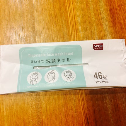 使い捨て洗顔タオル/セリア/クレンジングタオルを使ったクチコミ(1枚目)