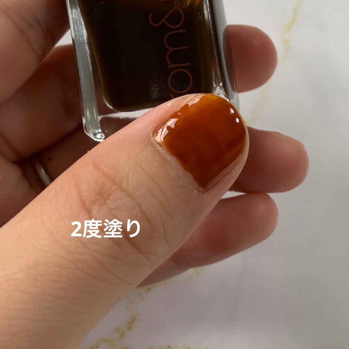 ムードペブルネイル/rom&nd/マニキュアを使ったクチコミ(5枚目)