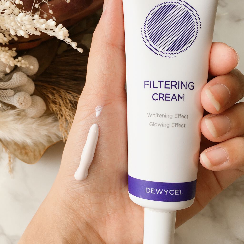 フィルタリングクリーム/DEWYCEL/日焼け止めクリームを使ったクチコミ（2枚目）