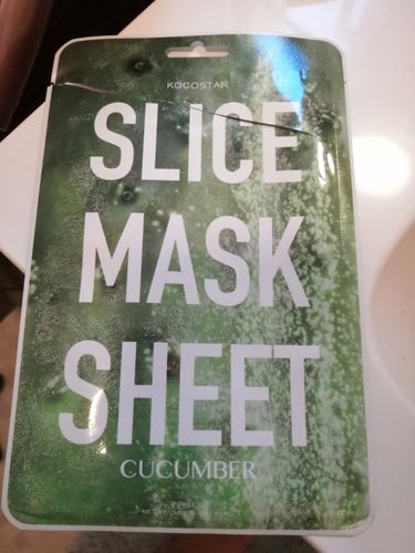 Slice mask sheet きゅうり/KOCOSTAR(ココスター)/シートマスク・パックを使ったクチコミ（1枚目）