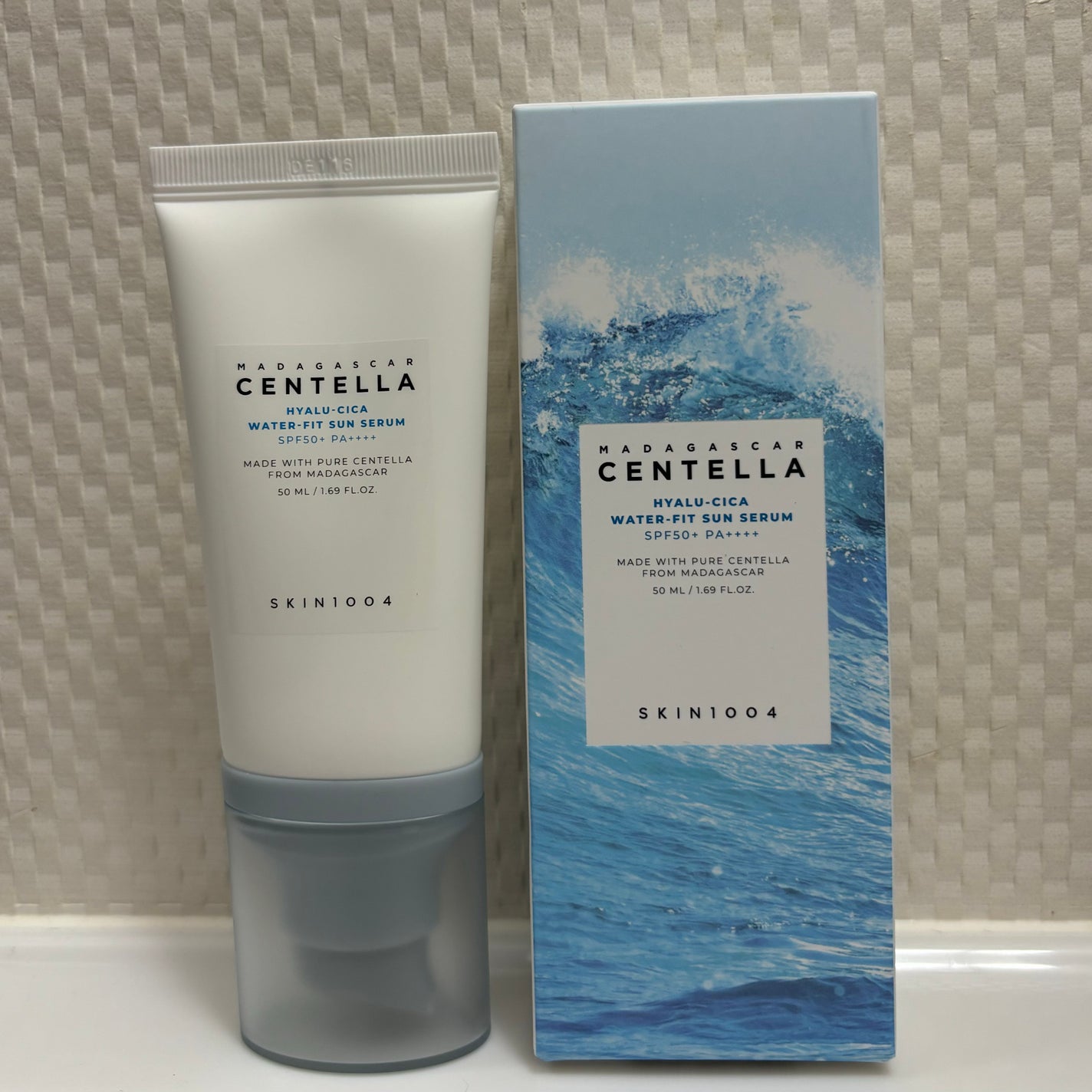 ヒアルーシカ ウォーターフィット サンセラム/SKIN1004/日焼け止めローションを使ったクチコミ(1枚目)