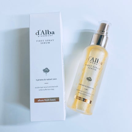 ダルバ ホワイトトリュフファーストスプレーセラム/ダルバ/ミスト状化粧水を使ったクチコミ(4枚目)