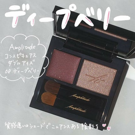 コンスピキュアス ダブルアイズ/Amplitude/アイシャドウパレットを使ったクチコミ(1枚目)