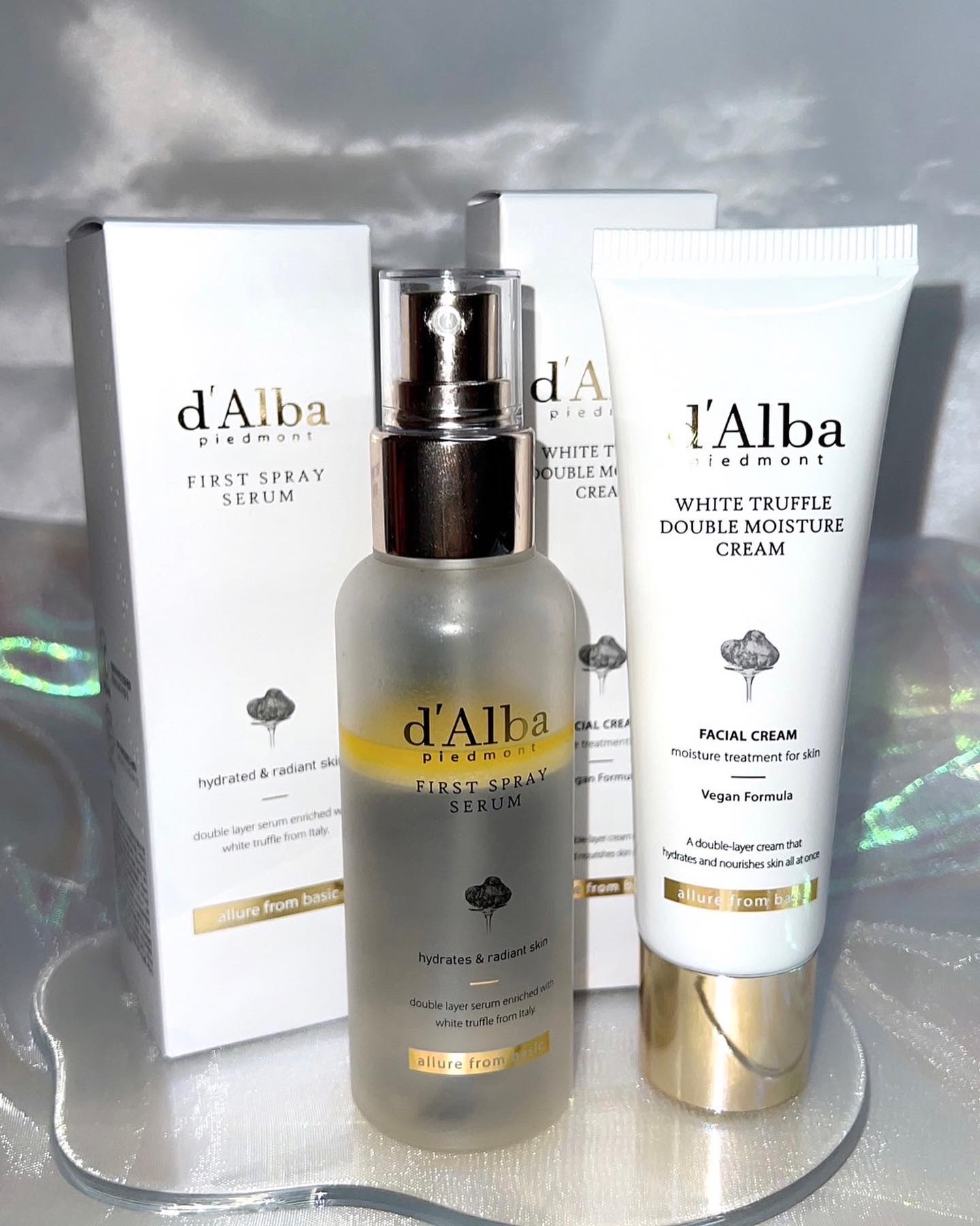 ダルバ ホワイトトリュフファーストスプレーセラム/ダルバ/ミスト状化粧水を使ったクチコミ（1枚目）