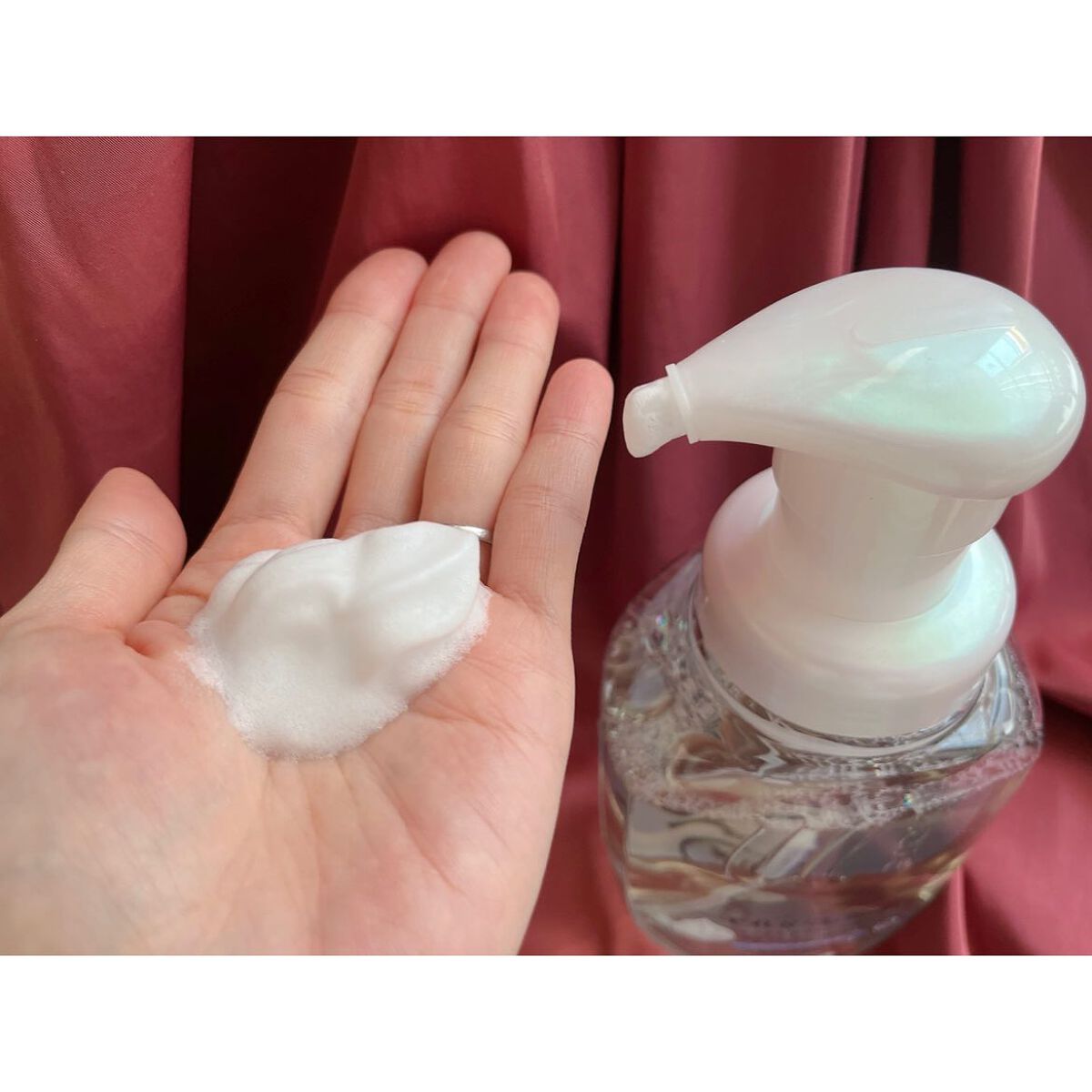 ザ ボディ 泡タイプ ピュアリーサボンの香り 本体 540ml/ビオレu/ボディソープを使ったクチコミ（3枚目）