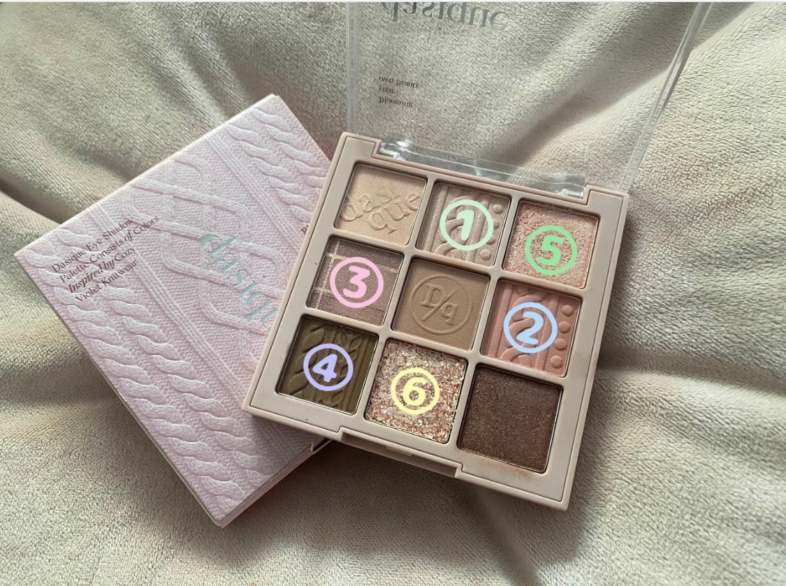 シャドウパレット/dasique/アイシャドウパレットを使ったクチコミ(2枚目)