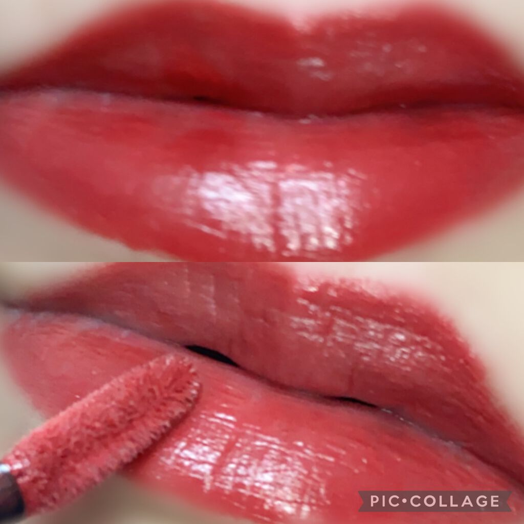 かぽ on LIPS 「マスクにつきにくいピンクラメが輝くブリックレッド💄CHANEL..」(4枚目)
