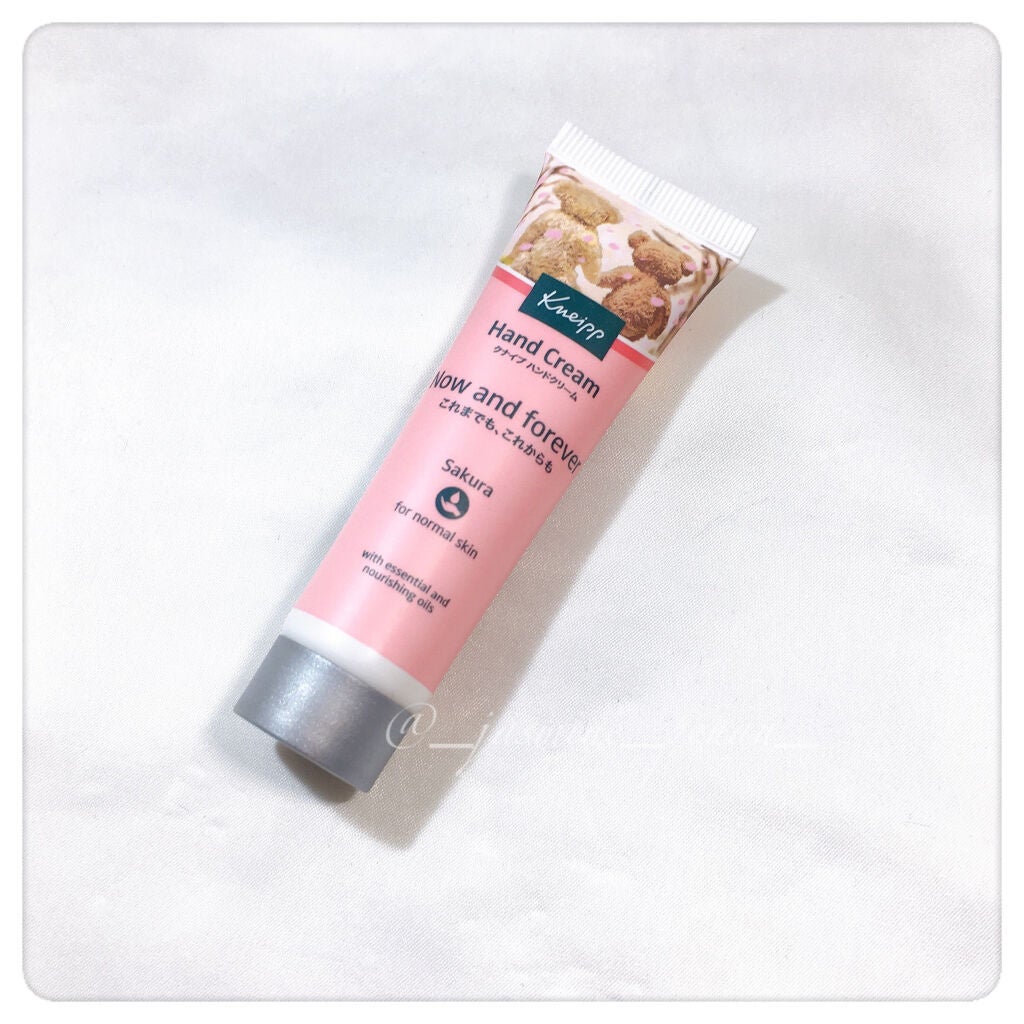 クナイプ ハンドクリーム サクラの香り/クナイプ/ハンドクリームを使ったクチコミ(1枚目)