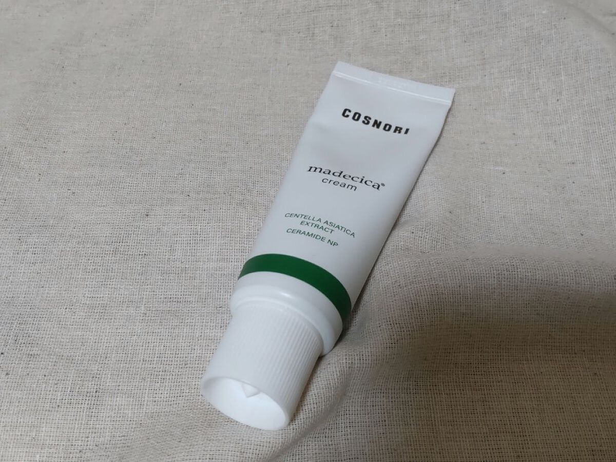 COSNORI マデシカクリームのクチコミ「🌿COSNORI　マデシカクリーム🌿

Qoo10で、サンプル応募で当選してゲットしました✨
.....」（2枚目）