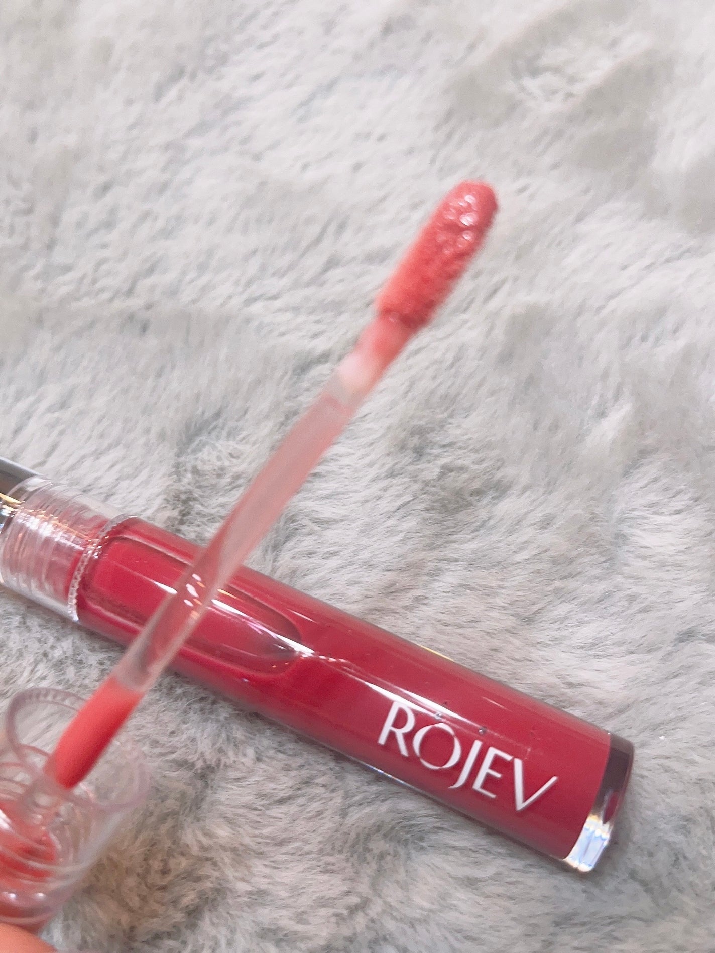 LIP PLUMPER GLAZE TINT/ROJEV/口紅を使ったクチコミ(2枚目)