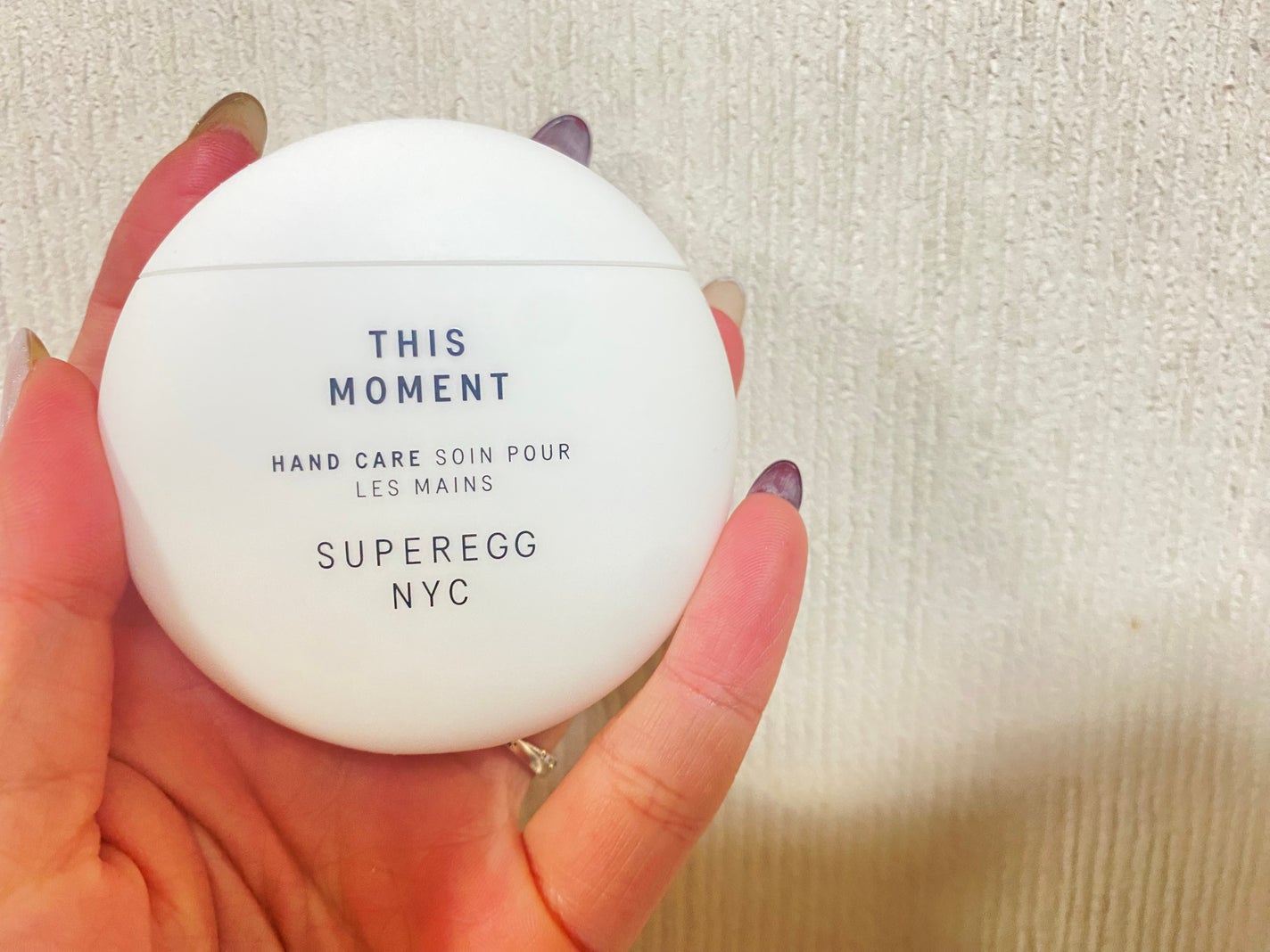 ディス モーメント ハンドケア/SUPEREGG /ハンドクリームを使ったクチコミ(2枚目)