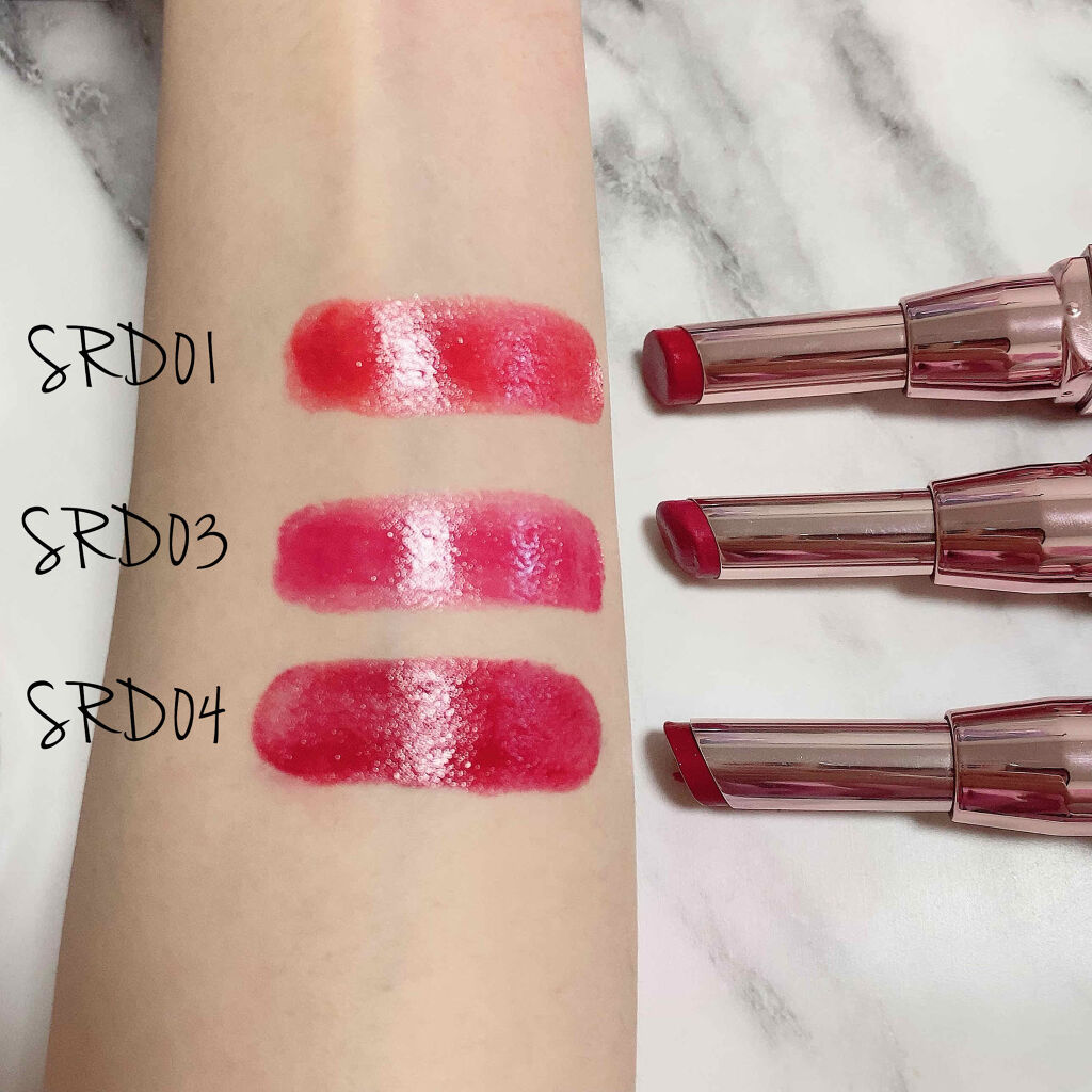 シャインコンパルジョン SRD04 レッド/MAYBELLINE NEW YORK/口紅を使ったクチコミ（2枚目）