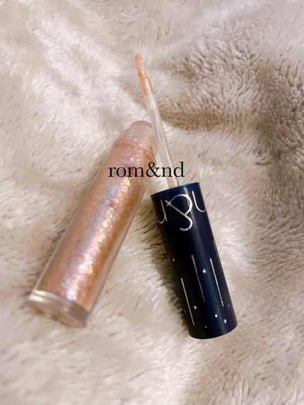 リキッド グリッター シャドウ/rom&nd/グリッターを使ったクチコミ(1枚目)